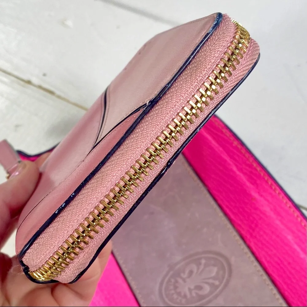 Loewe Pink Leather Puzzle Wallet
